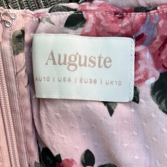 🎯NWOT Auguste The Label Roselle Dylan Mini Skirt Blush Size 6 - Picture 10 of 11